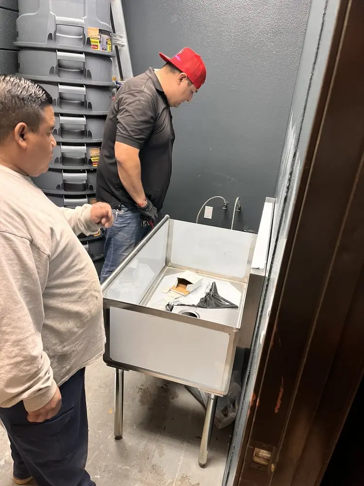 Commercial plumbing and sink installation in East Daytona